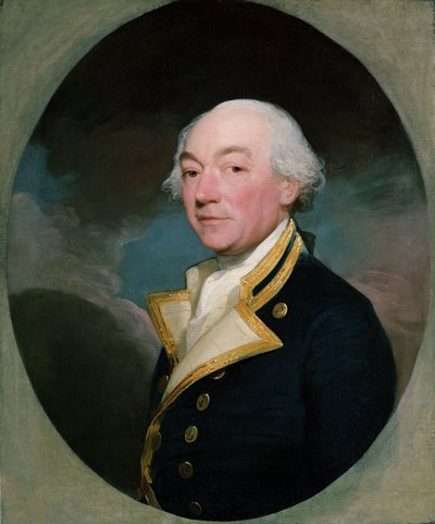 Kapitein William Locker (1731-1800) door Gilbert Stuart