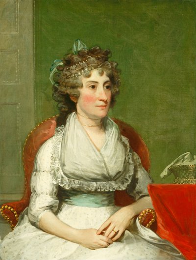 Catherine Yates Pollock Mevrouw George Pollock door Gilbert Stuart