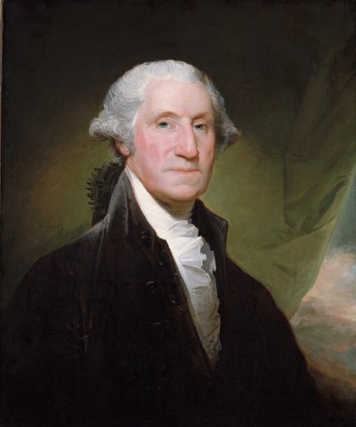 George Washington (1732-99) door Gilbert Stuart