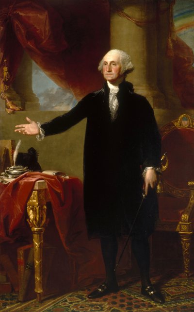 George Washington (Lansdowne portret) door Gilbert Stuart