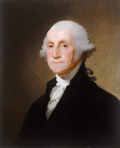 George Washington, c. 1821 door Gilbert Stuart
