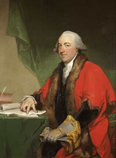Henry Cruger, van New York, burgemeester van Bristol en meester van de Merchant Venturers Society door Gilbert Stuart