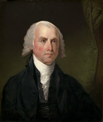 James Madison door Gilbert Stuart
