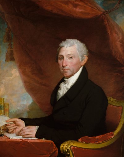 James Monroe, ca. 1820-22 door Gilbert Stuart