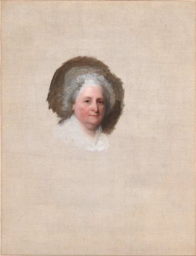 Martha Washington (Portret Athenaeum) door Gilbert Stuart