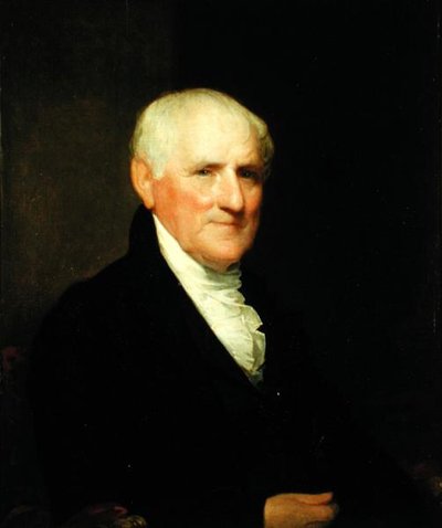 Portret van Egbert Benson (1746-1833), ca. 1820 door Gilbert Stuart