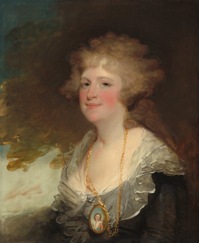 Sarah Shippen Lea Mevr. Thomas Lea, ca. 1798 door Gilbert Stuart