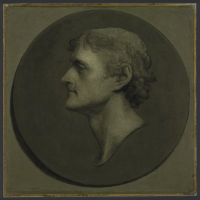 Thomas Jefferson (Het Medaillonportret) door Gilbert Stuart