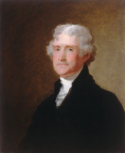 Thomas Jefferson, ca. 1821 door Gilbert Stuart