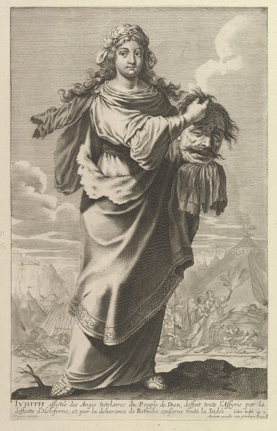 Judith, 1647. Makers: Gilles Rousselet, Abraham Bosse door Gilles Rousselet and Abraham Bosse