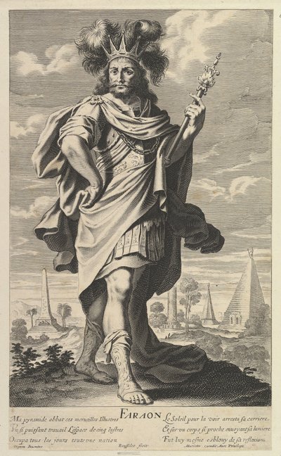 Pharaon, ca. 1639-40 door Gilles Rousselet and Abraham Bosse