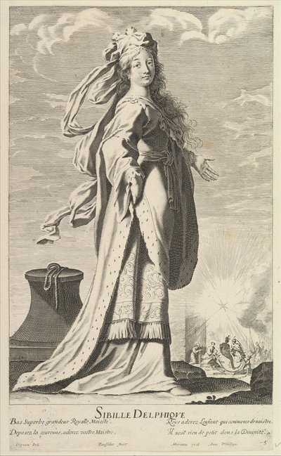 Sibylle Delphique door Gilles Rousselet and Abraham Bosse