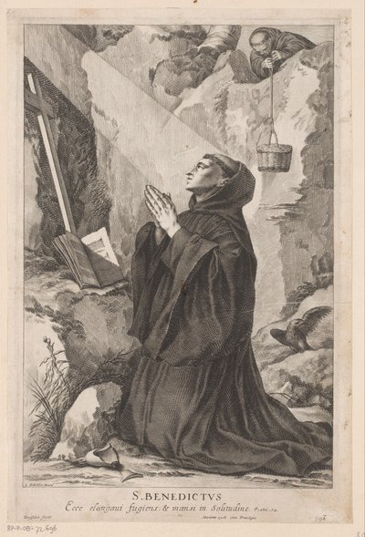 Heilige Benedictus door Gilles Rousselet