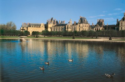 Kasteel van Fontainebleau in Seine en Marne (Seine-et-Marne), Frankrijk. Architectuur door Gilles Le Breton door Gilles and Delorme Philibert Le Breton