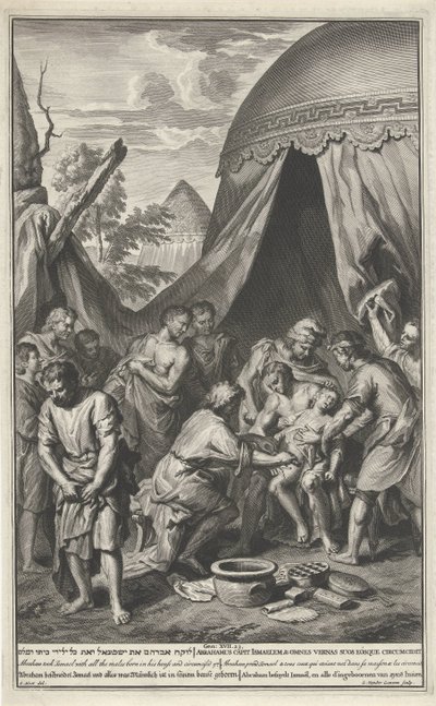 Besnijdenis van Ismaël door Gilliam van der Gouwen