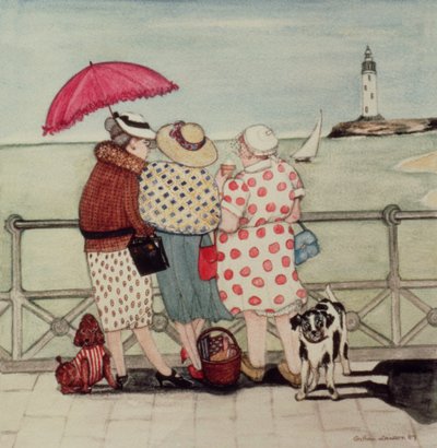 Aan zee door Gillian Lawson