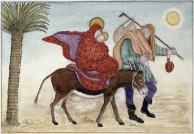 Vlucht naar Egypte III door Gillian Lawson