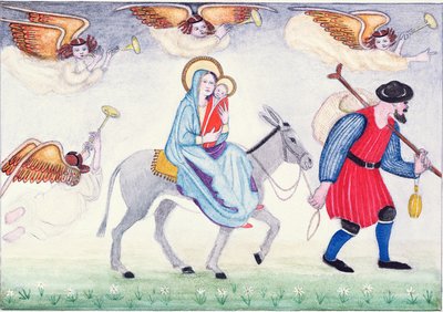 Vlucht naar Egypte III door Gillian Lawson