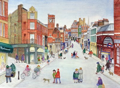 Heath Street, Hampstead door Gillian Lawson
