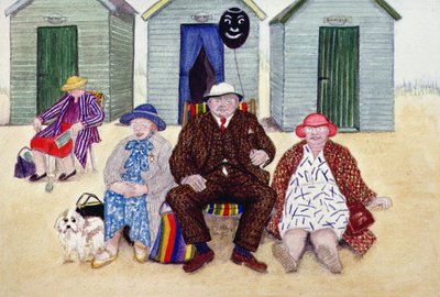 Op het strand door Gillian Lawson
