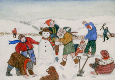 Spelen in de Sneeuw door Gillian Lawson