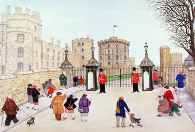 Windsor Castle Hill door Gillian Lawson