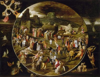 De Hooikar, Allegorie van de IJdelheid van de Wereld door Gillis Mostaert