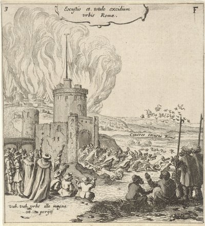 Brand in Rome door Gillis van Scheyndel (I)