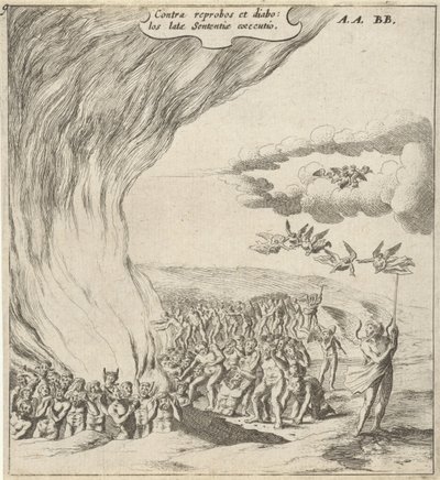 Verdoemden naar de hel geleid door Gillis van Scheyndel (I)