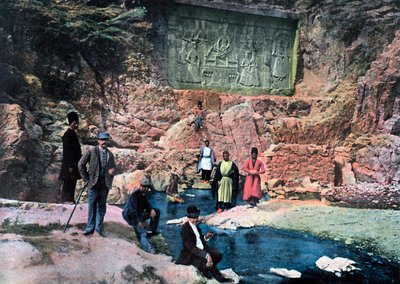 De sjah van Perzië en zijn kinderen, ca. 1890 door Gillot