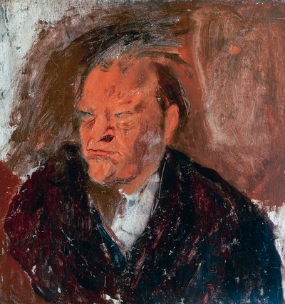 Portret van Giuseppe Ungaretti door Gino  Bonichi