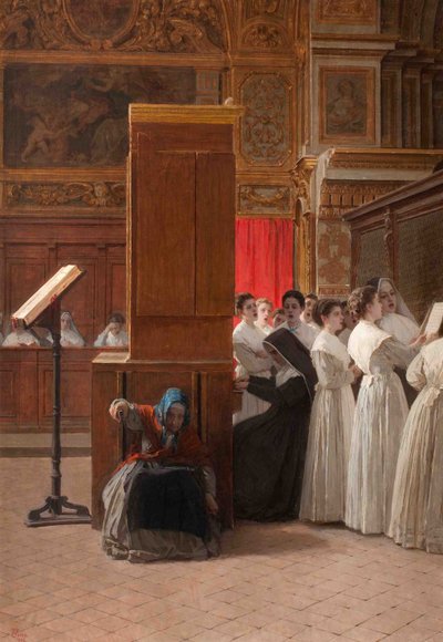 Kerkkoor door Gioacchino Toma