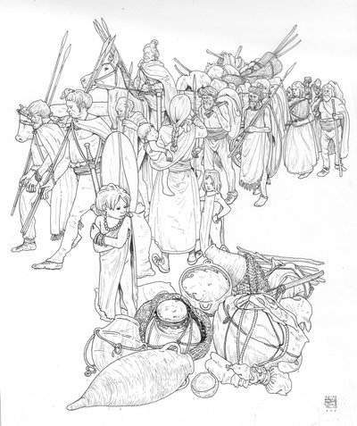 Barbaar: Marcomannen (Germaans stammenverbond) door Giorgio Albertini