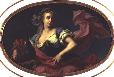 Personificatie van lucht als de godin Juno door Giorgio Anselmi