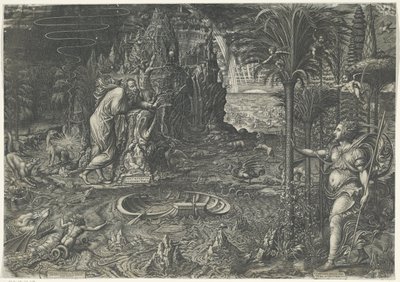 Allegorie van het Leven door Giorgio Ghisi