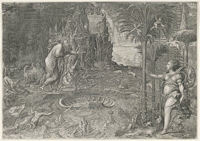 Allegorie van het leven door Giorgio Ghisi