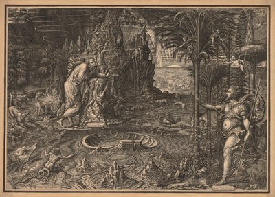 Allegorie van het leven door Giorgio Ghisi