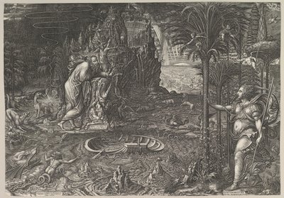 Allegorie van het leven, 1561 door Giorgio Ghisi