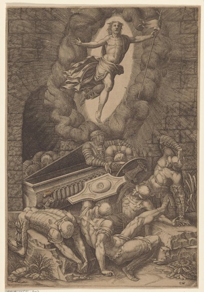 Opstanding van Christus door Giorgio Ghisi