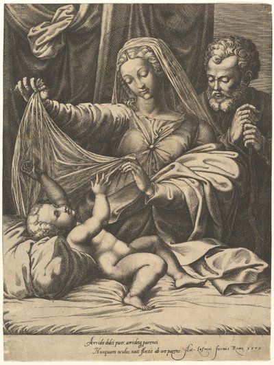 De Madonna van Loreto, voor 1575 door Giorgio Ghisi