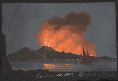 Napels, Vesuvius-uitbarsting door Giorgio Glass