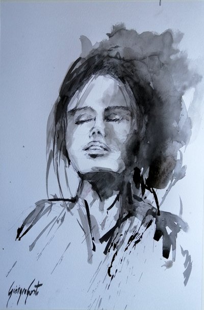 Portret van een serene vrouw door Giorgio Gosti