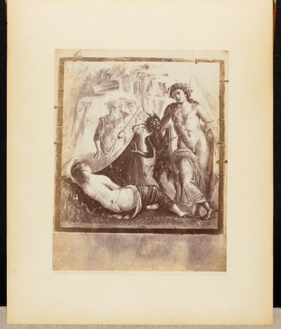 Verse Bacchus en Ariadne Pompeii door Giorgio Sommer