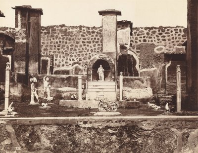 Casa di Marco Lucrezio, Pompeii door Giorgio Sommer