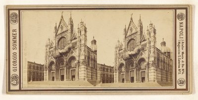 De kathedraal van Siena door Giorgio Sommer