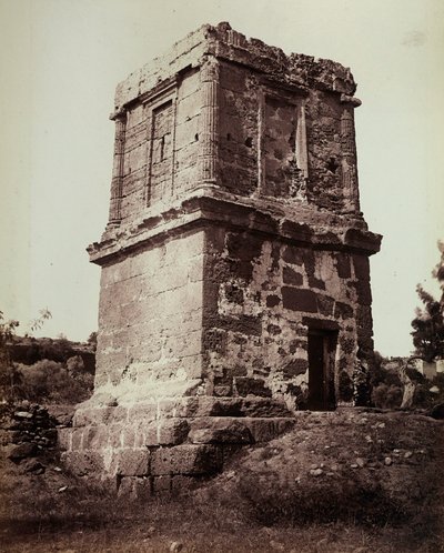 Het Graf van Theron, Vallei der Tempels, Agrigento door Giorgio Sommer