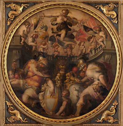 Allegorieën van de wijken Santo Spirito en Santa Croce, 1563-1565 door Giorgio Vasari