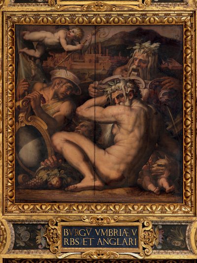 Allegorie van Borgo San Sepolcro en Anghiari door Giorgio Vasari