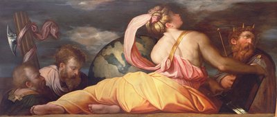Allegorie van de geografie door Giorgio Vasari