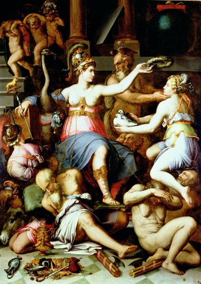 Allegorie van gerechtigheid door Giorgio Vasari